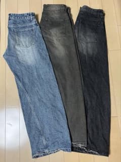 WYM VINTAGE WASHED CURVED DENIM 3色セットのサムネイル
