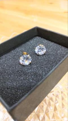 K18ポストピアス キュービックジルコニアのサムネイル