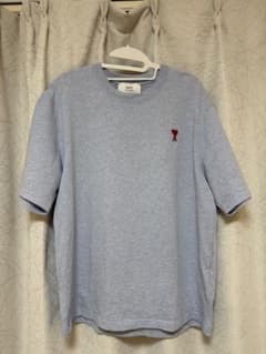 ベリ様専用　Ami Paris ハートロゴ Tシャツ ライトブルーのサムネイル