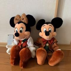 ミッキー&ミニー　ぬいぐるみのサムネイル
