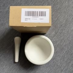 磁製乳鉢 90mm 乳棒付のサムネイル
