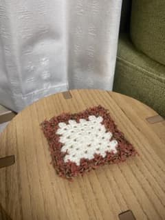 ハンドメイド コースター 2枚セットのサムネイル