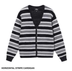Stussy Horizontal Stripe Cardigan タグ付きのサムネイル