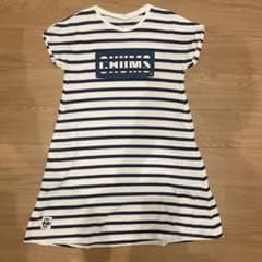 【サイズL】CHUMSボーダーワンピースのサムネイル