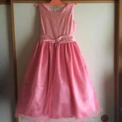 コーラルピンクの子供ドレス 140㎝のサムネイル