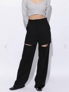 MELT THE LADY hook slit slacks pantsのサムネイル