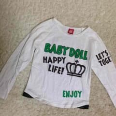 だだんだん様専用、ベビードール130長袖Tシャツのサムネイル