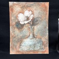 画家　串田都美雄　油彩画 静物画 花 アート 原画 一点物 画家 串田都美雄 油彩画 静物画 花 アート 原画 一点物 - メルカリ