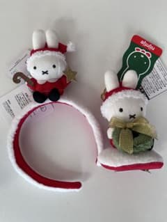ハウステンボスクリスマスミッフィー・クリップ カチューシャ 2点