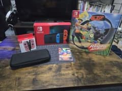 ニンテンドースイッチ本体リングフィットアドベンチャー+ジョイコンピンクおまけ付きのサムネイル