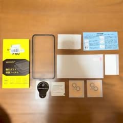 iPhone14plus 画面保護フィルム/カメラ保護フィルム×2枚のサムネイル
