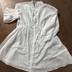 Gleam 長袖 シャツ ホワイト Mサイズのサムネイル