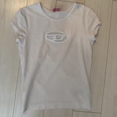 DIESEL T-ANGIE ロゴ Tシャツ ホワイト Sのサムネイル