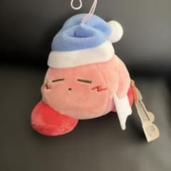 カービィ ぬいぐるみストラップ青い帽子