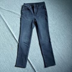 GU スキニーデニムパンツ 裏ボア221-319713