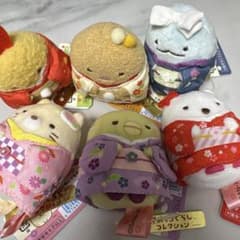 和装すみっコぐらし てのりぬいぐるみ 6個セット　わそう　着物 すみっコぐらし てのりぬいぐるみ 5点セット 着物 和装 日本限定 新品