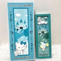 ★未使用品★ サンリオ チャーミーキティ 掛け時計 平成レトロ 希少 リズム ☆未使用品☆ サンリオ チャーミーキティ 掛け時計 平成レトロ 希少