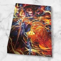 鬼滅の刃 映画入場特典第５弾 キービジュアルイラストボード 我妻善逸・獪岳