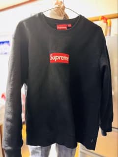 早い者勝ち‼️値下げ！Supreme ボックスロゴ ブラック トレーナーのサムネイル