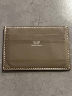 HERMES カードケース エトゥープ レザーのサムネイル
