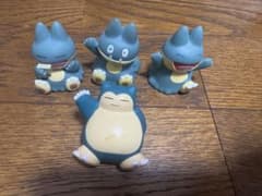 ポケモンキッズ 指人形 ゴンベ カビゴン 4体セット ポーズ違いのサムネイル
