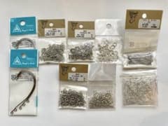 【ハンドメイド】アクセサリーパーツ　シルバー　まとめ売りのサムネイル
