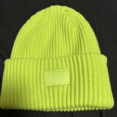 LETERMADE ニット帽 ビーニー ネオンイエローのサムネイル