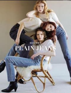新品未使用！MOUSSY MVS SKINNY （ブラック）のサムネイル