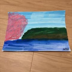 手描き 絵画 風景画 アート作品のサムネイル