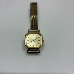 SEIKO 腕時計 4N21-0140 オクタゴン　ゴールド文字盤 レディースのサムネイル