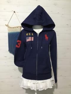 ★ラルフローレン★ビッグポニー Y2K パーカー ネイビー ☆ラルフローレン☆Y2K ビッグポニー パーカー ネイビー - メルカリ