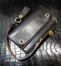 kotobuki leather オリジナルトラッカーウォレット - メルカリ