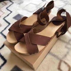 URBAN RESEARCH DOORS ウッドソールサンダルのサムネイル