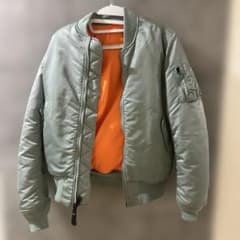 7*a様 ALPHA INDUSTRIES MA-1 ジャケット Lサイズ シルのサムネイル