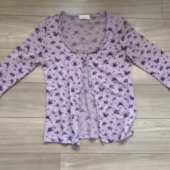 カーディガン　花柄のサムネイル