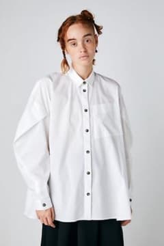 エンフォルド SOMELOS BASIC SHIRT 22ss グレー 38 m18255915853_1.jpg?1750166061