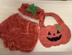 【3点セット】アカチャン本舗　ハロウィンコスチューム かぼちゃ 80-90サイズのサムネイル