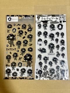 黒ミャクミャク ぷにぷにシール クリアキャンディシール