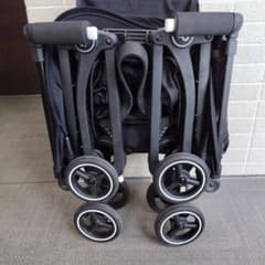 gb ポキットプラス 折りたたみ式ベビーカー ブラック 専用シート