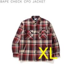 A BATHING APE CHECK CPO JACKET キムタクのサムネイル
