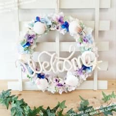 虹さま専用☆新作☆27センチsummerリース☆welcome☆付のサムネイル