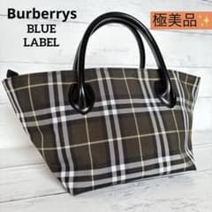極美品♡バーバリーブルーレーベル ナイロン ミニトートバッグ