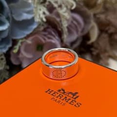エルメス エクリプス リュバン エブリン リング 48 8号 シルバー925