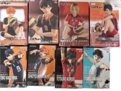 ハイキュー!! フィギュア まとめ売り 8点セットのサムネイル
