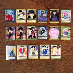 犬夜叉 巫法札合戦 当時物 89枚