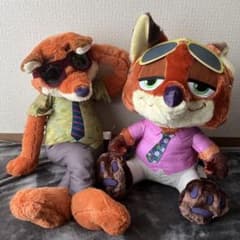 ズートピア 超超BIGぬいぐるみ ニック スーパーラージぬいぐるみ 2点