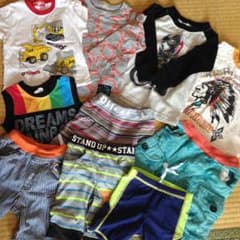 男の子 まとめ売り❗️90・95 ロンT 半袖 半ズボン 水着のサムネイル
