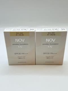 NOV パウダリーファンデーション UV オークル10・2個セット - メルカリ