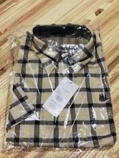 新品未使用 アクアスキュータム 長袖 チェックシャツ メンズ 秋冬 冬服 長袖のサムネイル
