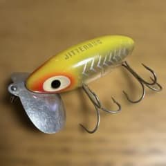 jitterbug リペ oldlure ジッターバグ　アーボガスト アーボガスト ジッターバグ 5/8oz カラーXRY JITTERBUG - メルカリ